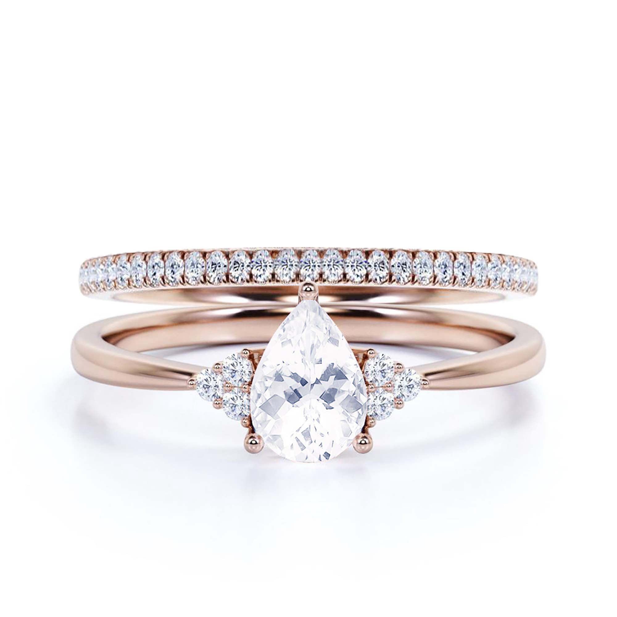 Dazzling Minimalist 1.75 Carat Pear Cut Affordable Ring, Diamond ...