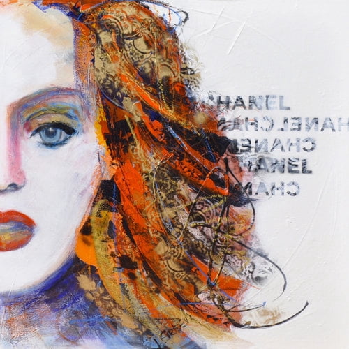 Dazzling Painting Print on Wrapped Canvas