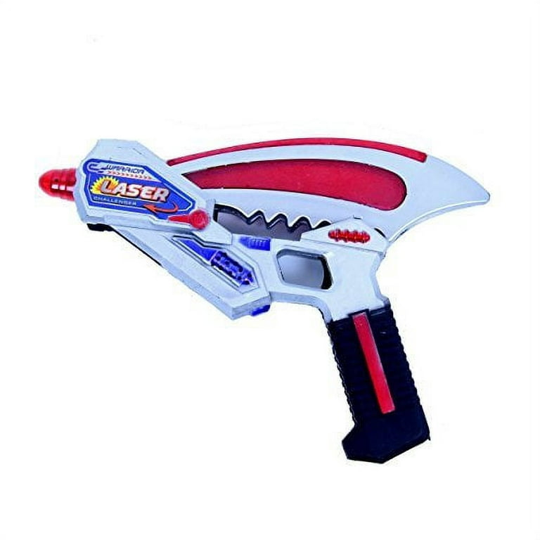 Dazzling Toys Christmas Shooter Gun Super Spinning Laser Space Shooter with  LED Light & Sound