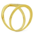 thumbnail image 1 of Dazzlingrock Collection 0.10 Carat (ctw) 14K Round White Diamond Wedding Band Enhancer Guard Ring 1/10 CT, Yellow Gold, Size 5, 1 of 3