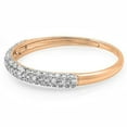 thumbnail image 1 of Dazzlingrock Collection 0.10 Carat (ctw) 14k Round Diamond Anniversary Wedding Band Stackable Ring 1/10 CT, Rose Gold, Size 9.5, 1 of 3