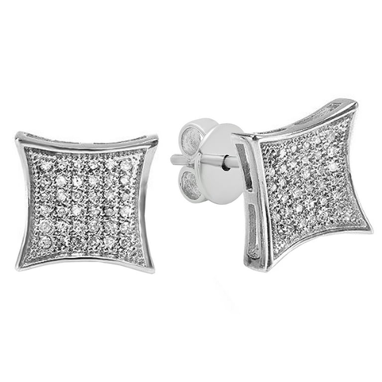 MEN'S STUD EARRINGS 0.15CT ROUND DIAMOND 10K YELLOW GOLD MEN'S STUD EARRINGS 0.15CT ROUND DIAMOND 10K YELLOW GOLD