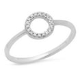 thumbnail image 1 of Dazzlingrock Collection 0.20 Carat (ctw) 14K Round White Diamond Ladies Bridal Engagement Ring 1/5 CT, White Gold, Size 4.5, 1 of 1