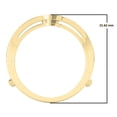 thumbnail image 1 of Dazzlingrock Collection 0.30 Carat (ctw) 14K Round Diamond Ladies Wedding Band Enhancer Guard Ring 1/3 CT, Yellow Gold, Size 7.5, 1 of 2