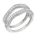 thumbnail image 1 of Dazzlingrock Collection 0.45 Carat (ctw) 14K Diamond Ladies Anniversary Wedding Band 1/2 CT, White Gold, Size 6, 1 of 7