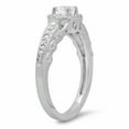 thumbnail image 1 of Dazzlingrock Collection 0.50 Carat (ctw) 14K Round White Diamond Halo Style Bridal Engagement Ring 1/2 CT, White Gold, Size 9, 1 of 3