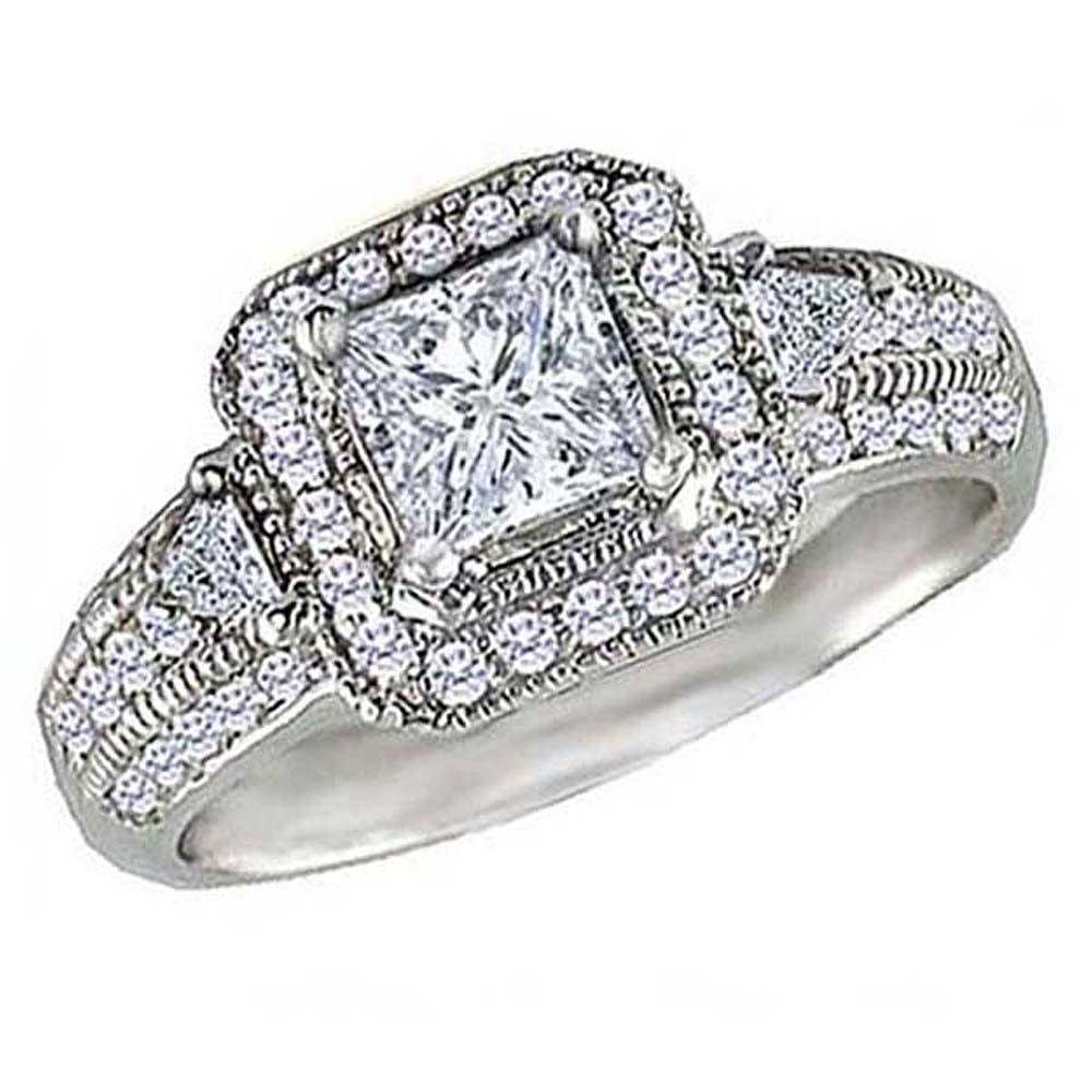 Engagement ring deals no center stone