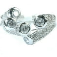 thumbnail image 1 of Dazzlingrock Collection 0.75 Carat (ctw) 14K Round Diamond Ladies Cocktail Right Hand Ring 3/4 CT, White Gold, Size 5.5, 1 of 1