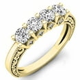 thumbnail image 1 of Dazzlingrock Collection 0.75 Carat (ctw) 14K Round White Diamond Ladies Wedding Band Ring 3/4 CT, Yellow Gold, Size 4.5, 1 of 4