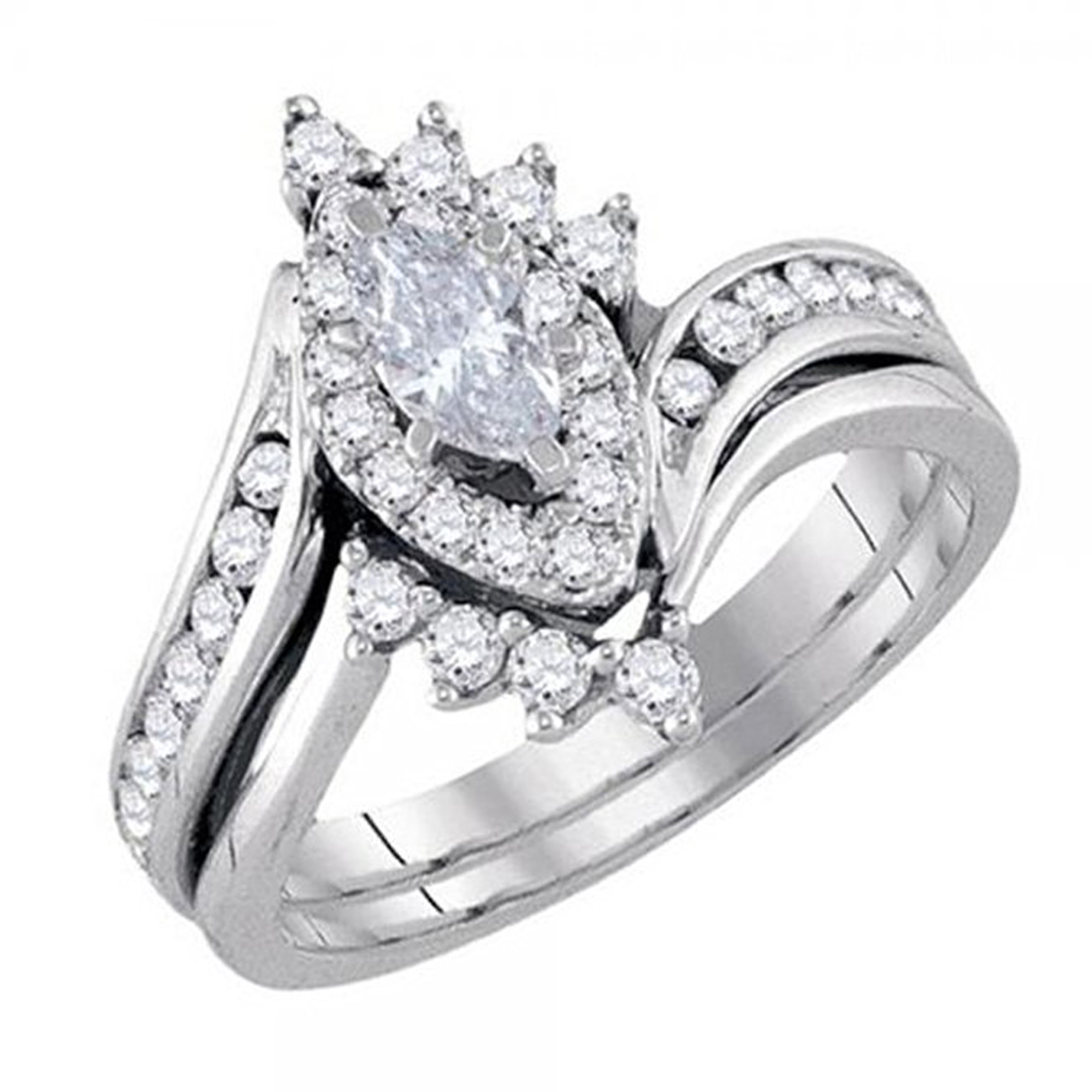 Dazzlingrock Collection Orecchini A Cerchio Climber In Oro 14k Con Diamanti Bianchi Naturali 0,40 Carati