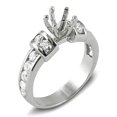 thumbnail image 1 of Dazzlingrock Collection 1.00 Carat (Ctw) 14k Round Diamond Ladies Bridal Semi Mount Ring Engagement (No Center Stone), White Gold, Size 5.5, 1 of 1