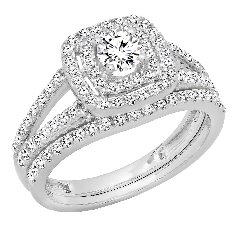 Dazzlingrock Collection Butterfly Diamond Ring - 0.05 Ct 10K White Gold Cocktail Right Hand Ring - View #5