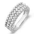 thumbnail image 1 of Dazzlingrock Collection 1.00 Carat (ctw) 14K Round White Diamond Bridal Anniversary Wedding Band Ring 1 CT, White Gold, Size 10, 1 of 1