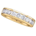 thumbnail image 1 of Dazzlingrock Collection 1.00 Carat (ctw) 14k Round Diamond Ladies Bridal Anniversary Wedding Fashion Band 1 CT, Yellow Gold, 1 of 1