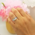 thumbnail image 1 of Dazzlingrock Collection 1.00 Carat (ctw) 18K Round Diamond Ladies Bridal Ring Engagement Ring Set 1 CT, White Gold, Size 7.5, 1 of 3