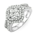 thumbnail image 1 of Dazzlingrock Collection 1.25 Carat (ctw) 14K Round Diamond Vintage Bridal Engagement Ring 1 1/4 CT, White Gold, Size 6.5, 1 of 1