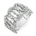 thumbnail image 1 of Dazzlingrock Collection 1.65 Carat (ctw) 14k Round Diamond Ladies Cocktail Designer Right Hand Ring, White Gold, Size 5.5, 1 of 1