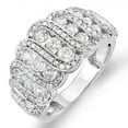 thumbnail image 1 of Dazzlingrock Collection 1.75 Carat (ctw) 14K Round Diamond Ladies Designer Cocktail Right Hand Ring 1 3/4 CT, White Gold, Size 5, 1 of 1