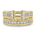 thumbnail image 1 of Dazzlingrock Collection 1.80 Carat (Ctw) 14K Diamond Bridal Semi Mount Engagement Ring Set 1 3/4 ct, Yellow Gold, Size 4.5, 1 of 1