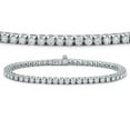 thumbnail image 1 of Dazzlingrock Collection 7.00 Carat (ctw) 14K Round Cut Real Diamond Ladies Tennis Bracelet 7 CT, White Gold, 1 of 1