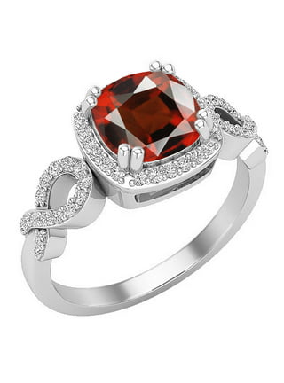 Cushion Cut Engagement Rings in Engagement Rings | Orange