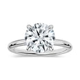 thumbnail image 1 of Dazzlingrock Collection IGI Certified 2.50 Carat Round Lab Grown White Diamond Classic Solitaire Engagement Ring for Her in 14K Solid White Gold, Size 8, 1 of 4
