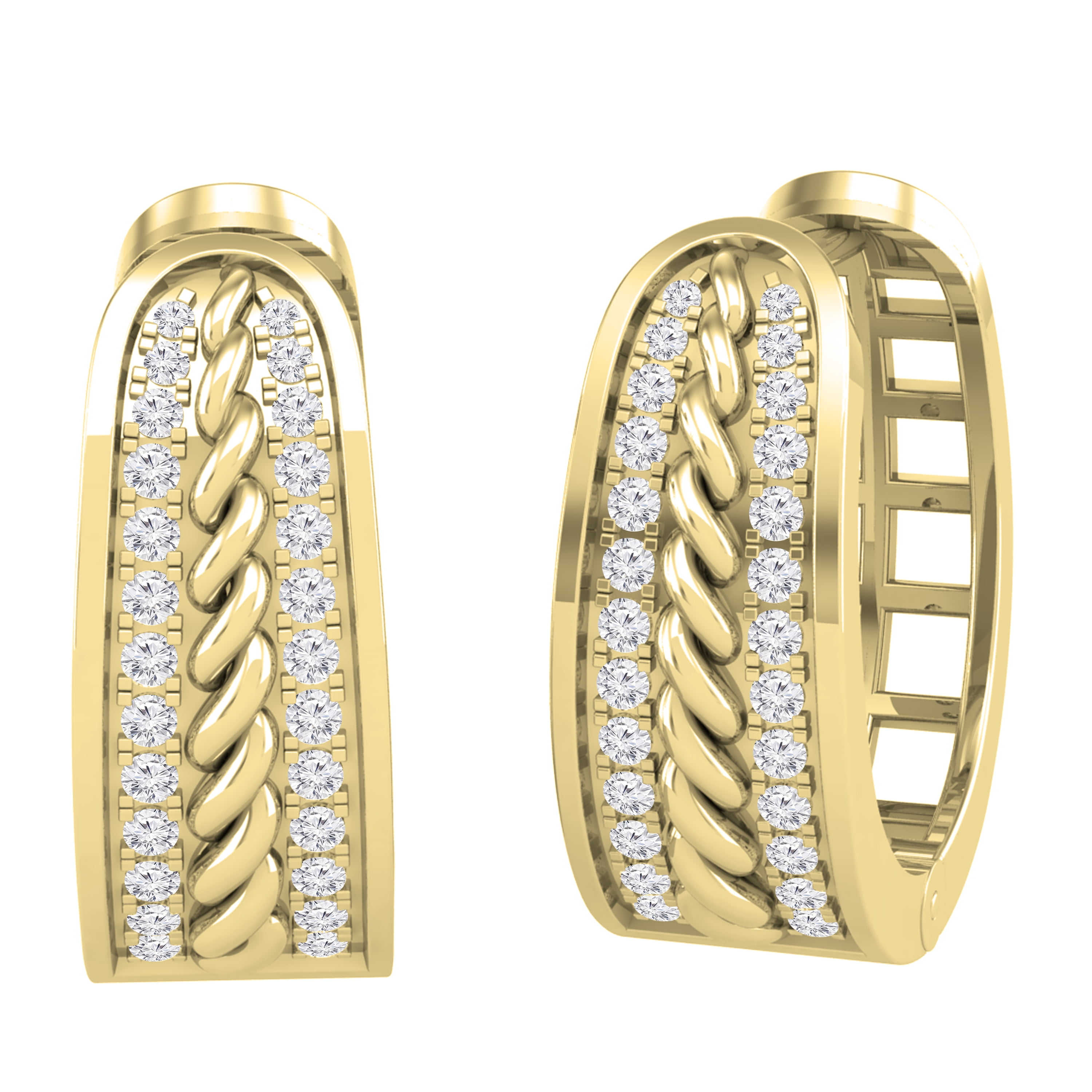 Walmart diamond clearance hoop earrings
