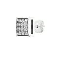 thumbnail image 1 of Dazzlingrock Collection Round White Diamond Hip Hop Iced Pushback Stud Earring for Unisex (1Pc Only, 0.10 ctw, Color I-J, Clarity I2-I3) in 925 Sterling Silver, 1 of 6