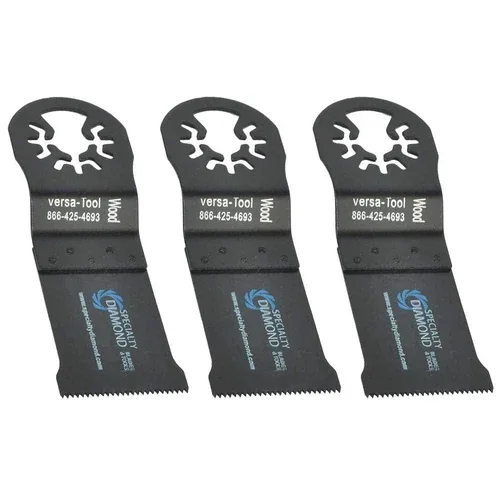 Db3A 35Mm Hcs Wood Cutting Multi-Tool Saw Blades 3/Pack Fits Fein Multimaster