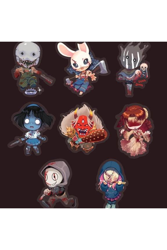 DbD KILLERS - Clear Acrylic Charms (1 keychain)