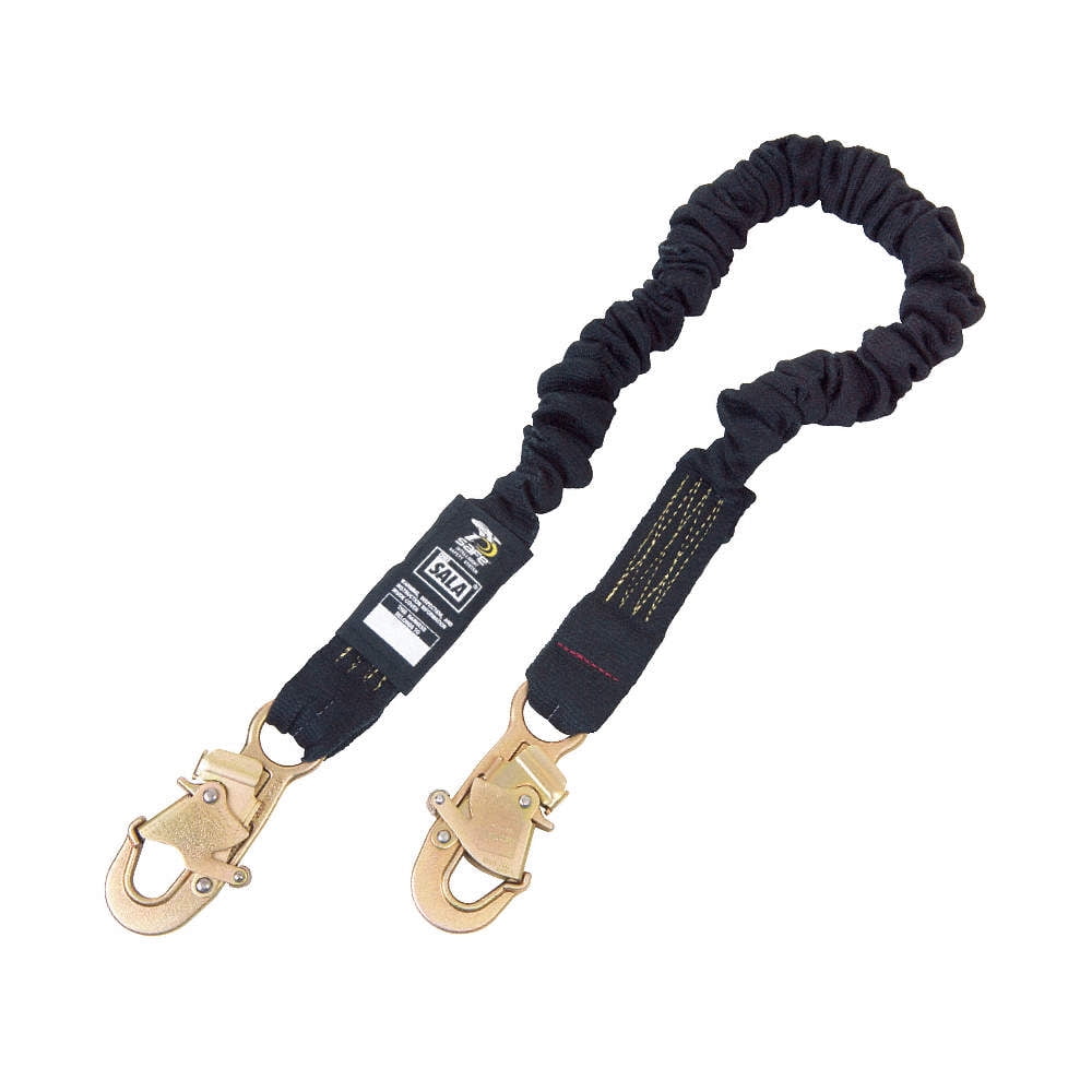 3m Dbi-Sala Arc Flash Shock-Absorbing Lanyard,Black 1246518