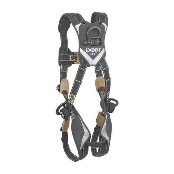 ExoFit NEX(TM) Arc Flash Full Body Harness, M, 420 lb., Quick-Connect Chest/