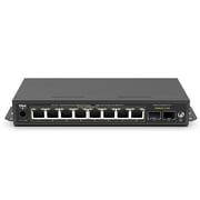 Dbit 10-Port Gigabit Network Switch Unmanaged PoE Switch with 8 PoE+ Ports @125W with 2 Combo SFP Slots