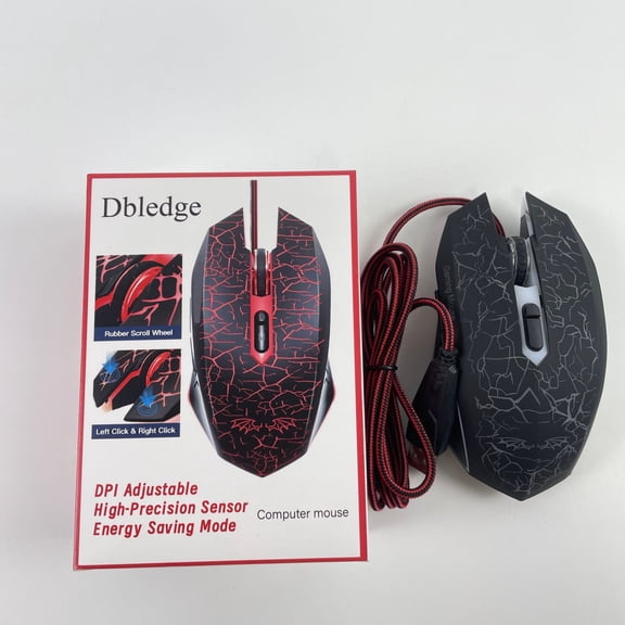 Dbledge Computer mouse,Mouse,Mice Silent Click Mouse with 6 Buttons PC Mice Advanced Technology with 2.4GHZ Up to 2400DPI for PC Laptop