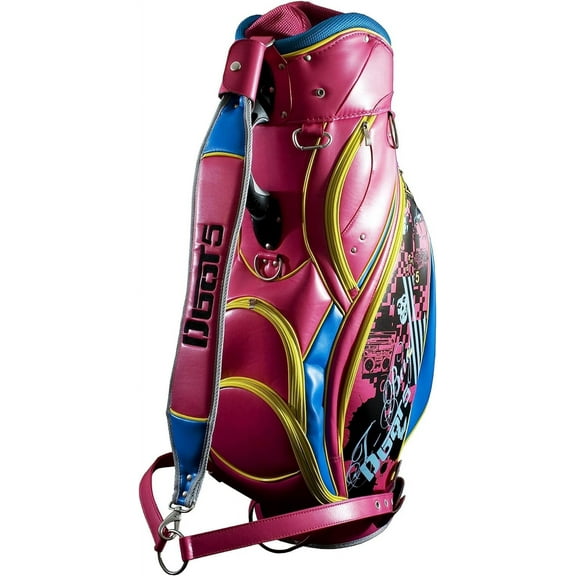 Dbot5 Hail Mary Pink New Golf Cart Bag Clubs with 7 Sleek Pocket for Unisex & Premium Vinyl Material