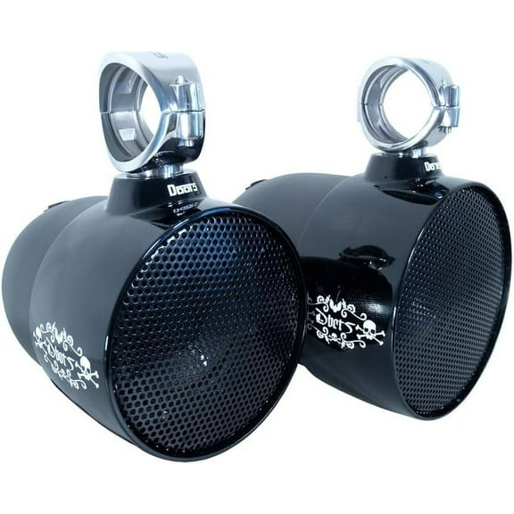 Dbot5 Pro-Audio 8" Horn Wakeboard New Tower Speaker Waterproof, Black Pearl, 4.1 Pounds, 200ft Range
