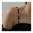 thumbnail image 1 of Dbuoem Bra Shoulder Strap Sparkling Rhinestone Shoulder Straps Adjustable Women Underwear Accessories, 1 of 8