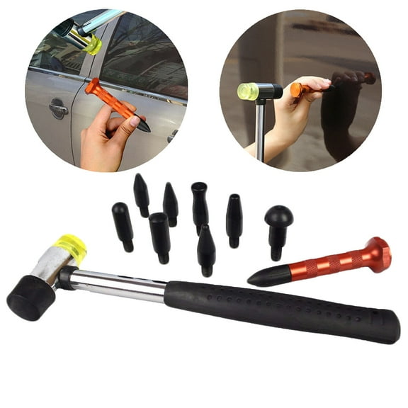 Dbuoem Car Vehicle Body PDR Paintless Hail Dent Repair Hammer Pen Removal Tools Kit