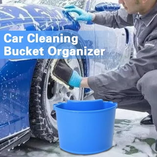 Car Washing Bucket, Car Wash Bucket Organizer, Hanging Wash Bucket for Car  Washing, Multipurpose Car Wash Bucket Professional Detailing Bucket Dolly
