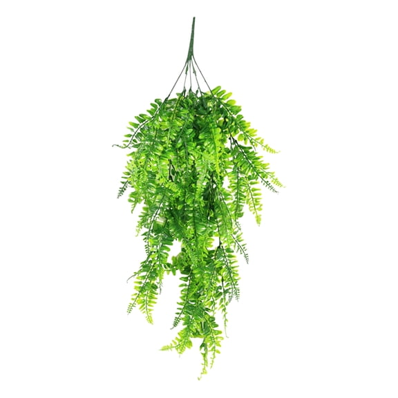 Dbuoem Hanging Artificial Fern Plants Realistic Faux Greenery Garden Yard Plastic Plants Fake Fern Leaves Decoration
