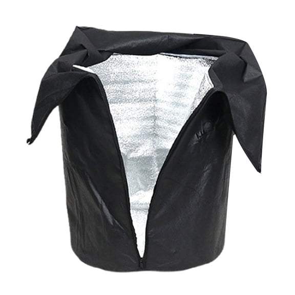Dbuoem Insulation Cover for Plant Pot Winter Plant Protection Bag Anti-Frost Plant Cover with Zipper Drawstring for Potted Plants Fruit Trees Shrubs