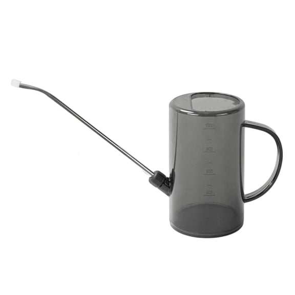 Dbuoem Long Spout Watering Can 1L Watering Can with Scales Garden Irrigation Spraying Pot for Plants Office Flowers