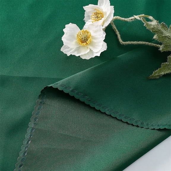 Dbuoem Napkin Cloth Lace Trim Reusable Square Napkin Fabric Outdoor Events Weddings Parties Banquets Buffets