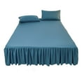 thumbnail image 1 of Dbuoem Ruffled Bed Skirt King Size Bed Skirt with Platform Queen Size Wrinkle-Free Fade Resistant Bed Skirt, 1 of 8