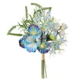 thumbnail image 1 of Dbuoem Simulated Bouquet Irises Doves Bouquet Realistic Silk Flowers Low Maintenance Fake Flower Bouquet Interior Decor, 1 of 8