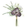thumbnail image 1 of Dbuoem Simulated Bouquet Irises Doves Bouquet Realistic Silk Flowers Low Maintenance Fake Flower Bouquet Interior Decor, 1 of 8