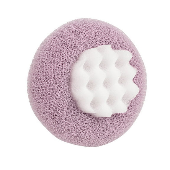 Dbuoem Sunflower Suction Cup Bath Scrub Sponge Deep Exfoliating Massage Skin Pampering Bath Sponge Shower Gel Foam Maker