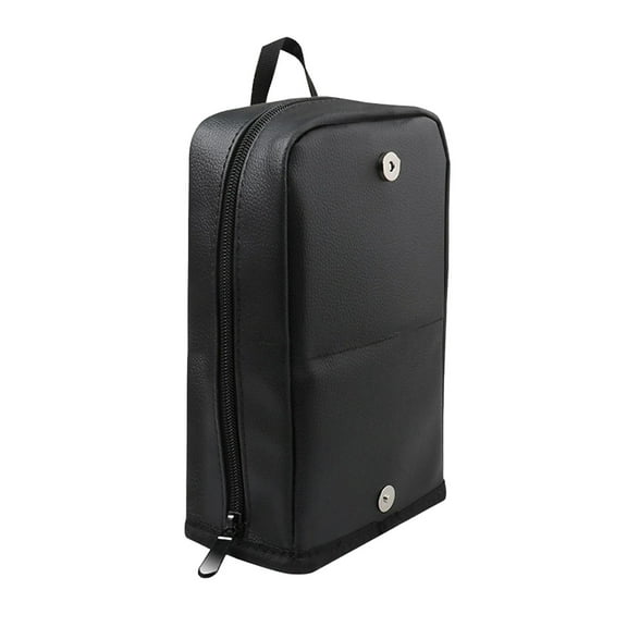 Dbuoem Vertical Makeup Bag Makeup Brush Organizer Stand-Up Cosmetic Bag for Travel Business Trips