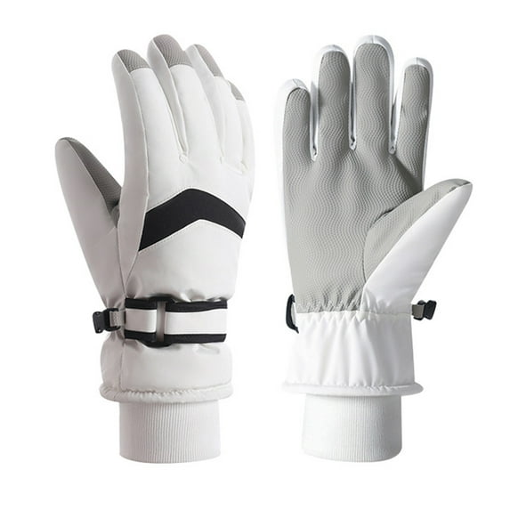 Dbuoem Winter Ski Gloves for Men Women Windproof Touch Screen Snow Gloves Outdoor Thermal Gloves for Snowboard