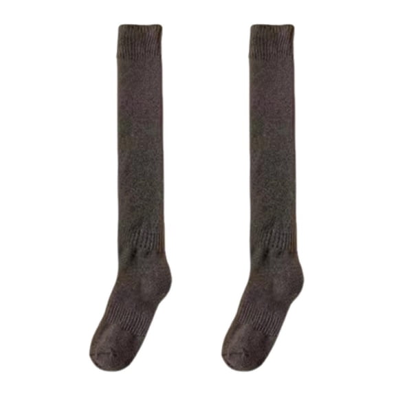 Dbuoem Women Thigh High Socks Winter Warm Over The Knee Socks Extra Long Knitted Boot Stockings Thick Leg Warmers